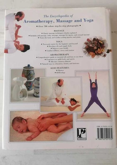 Livro Book - The Encyclopedia of Aromatherapy Massage and Yoga