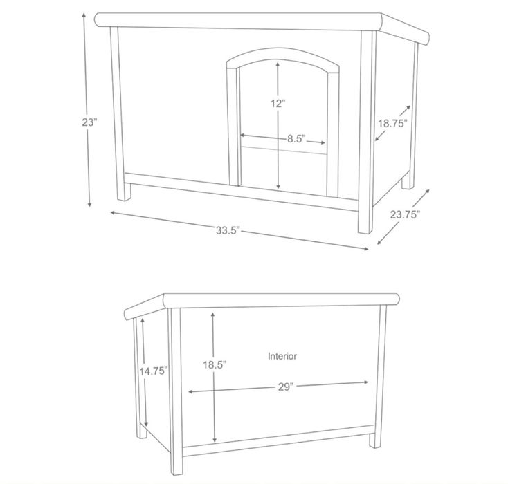 Casa para cao ou gato com isolacao