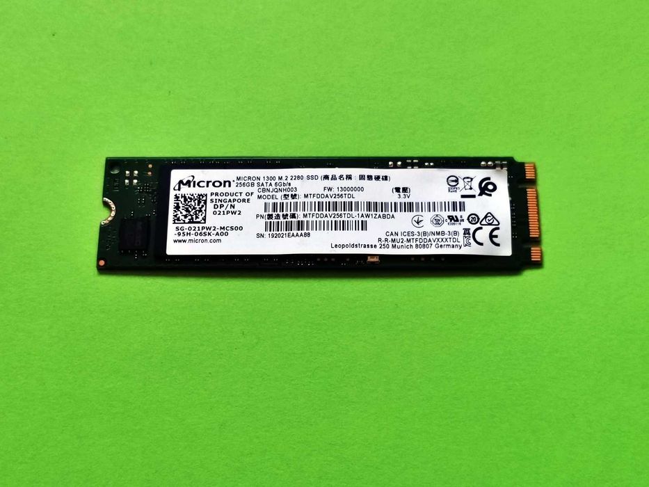 SSD M2 256GB Micron 1300
