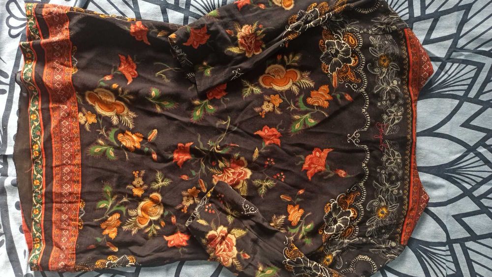 Desigual bluzka kolorowa tiulowa 38