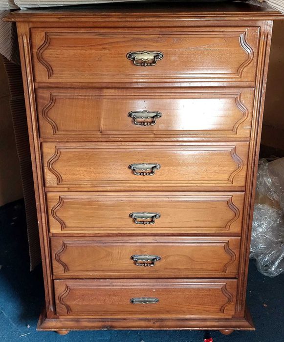 Cómoda 6 gavetas madeira