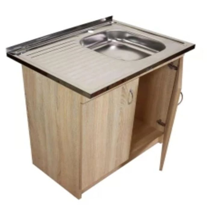 Тумба з мийкою з нержавіючої сталі