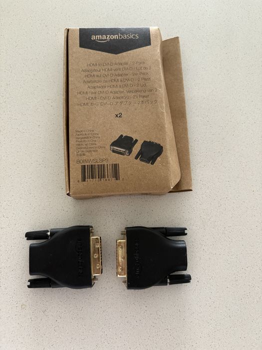 HDMI to DVI-D Adapters (Amazon Basics) – Pack of 264729522364034121