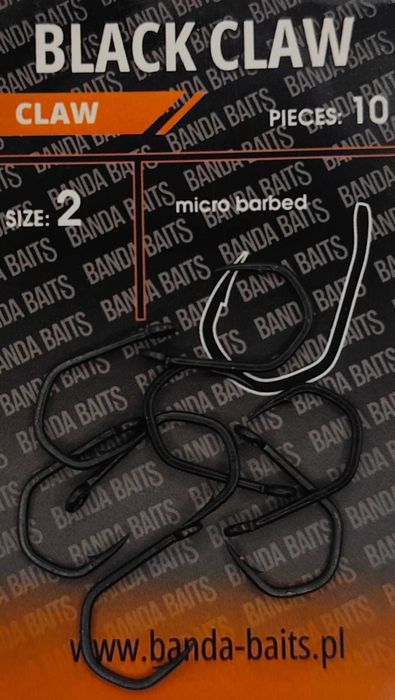 Haczyki karpiowe Black Klaw nr2