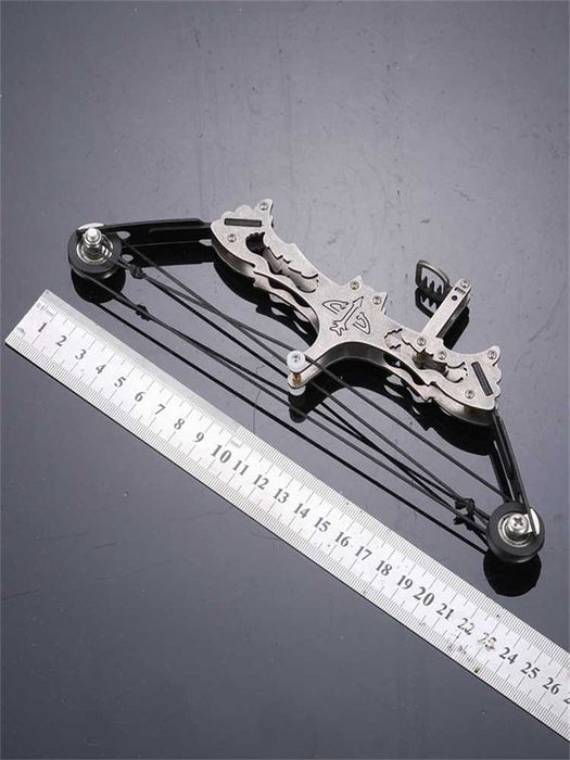 Нержавеющий мини-лук с колесом и прицелом