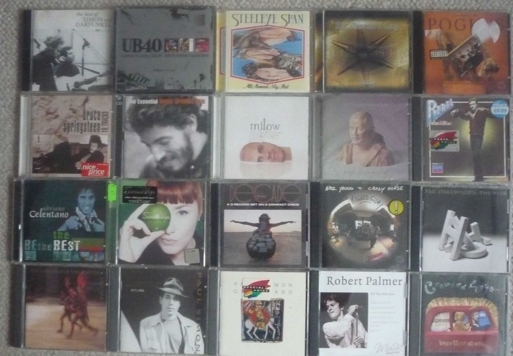 Kraftwerk, Beatles, Genesis, Hackett, G'n'R, Free - zestaw 56xCD