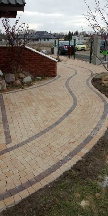 kostka brukowa oraz płoty modułowe