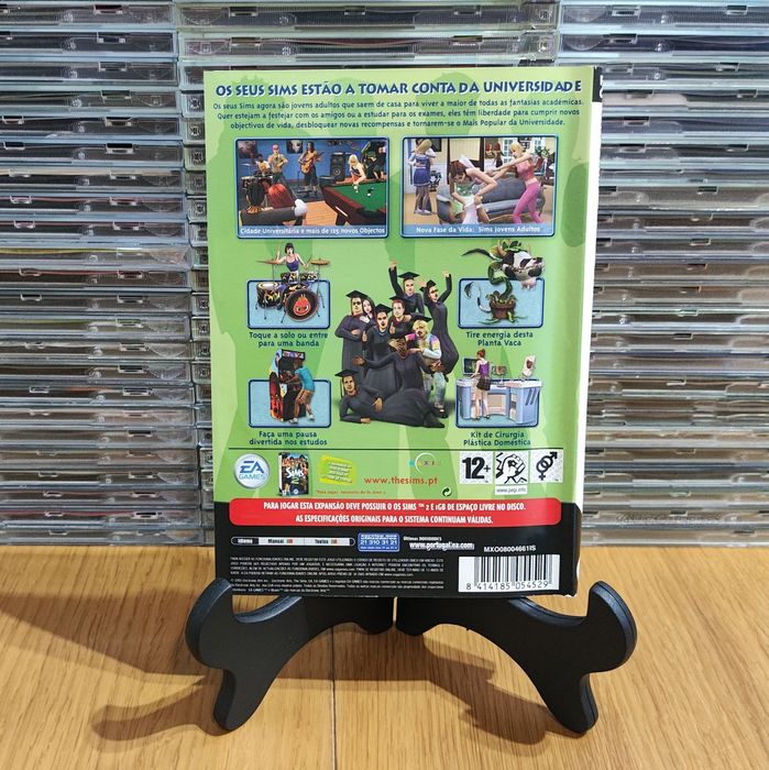 Os Sims 2 Na Universidade Capa Original PC