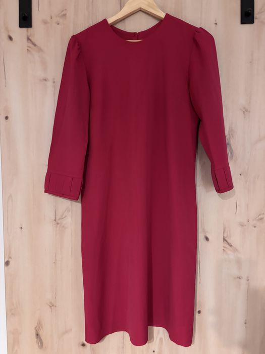 Sukienka damska amarantowa