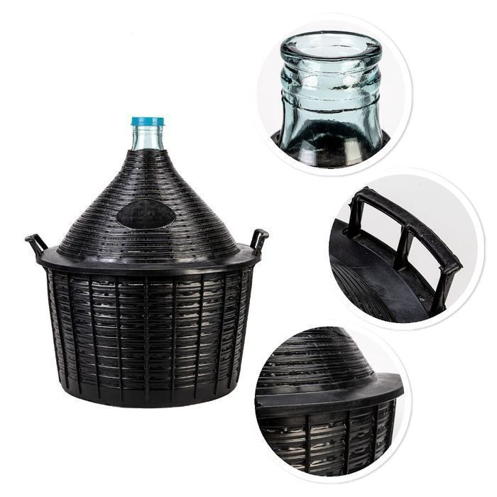 Balon - 25 l - dama galon dymion na wino w koszu