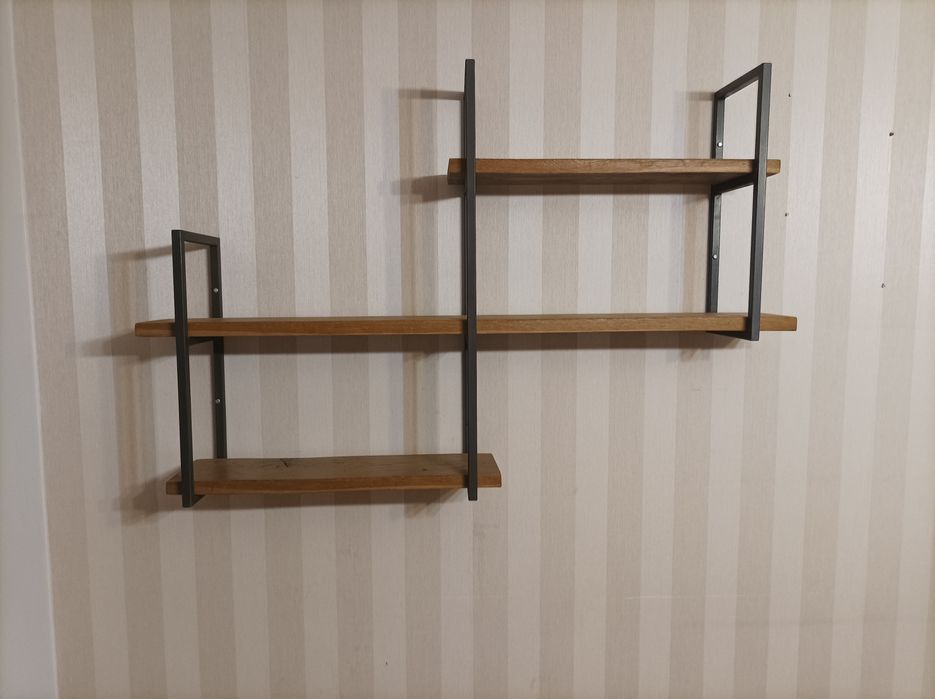 Półka dębowa loft