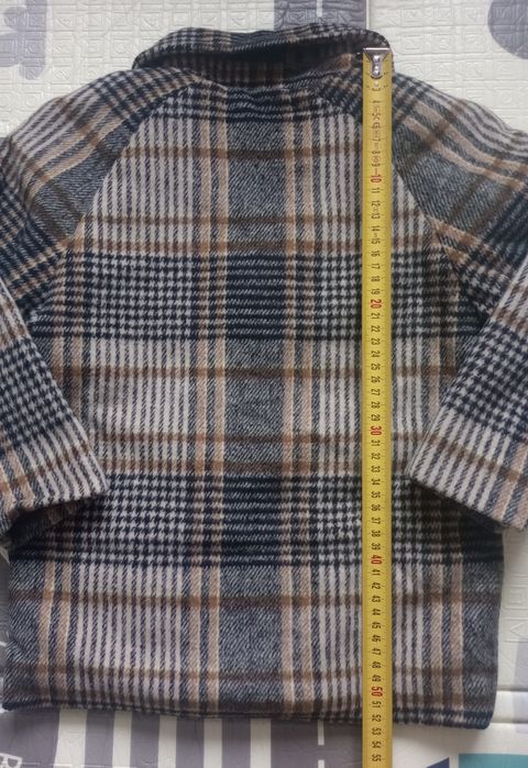 Płaszcz chłopięcy w kratę Sinsay 116