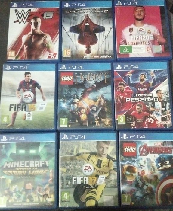 PlayStation 4 Pro + 15 jogos e 2x comandos