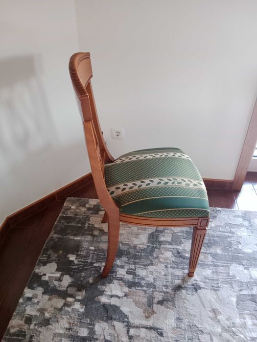 Mesa de vidrio + 4 cadeiras (como novo)