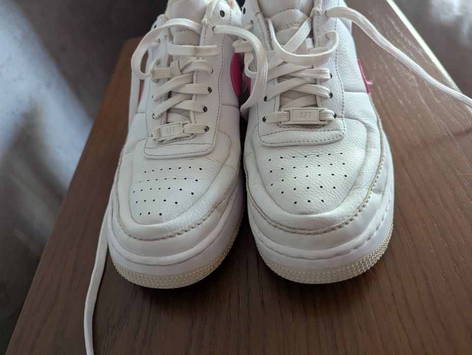 Кросівки білі рожеві Nike air force Jester 41