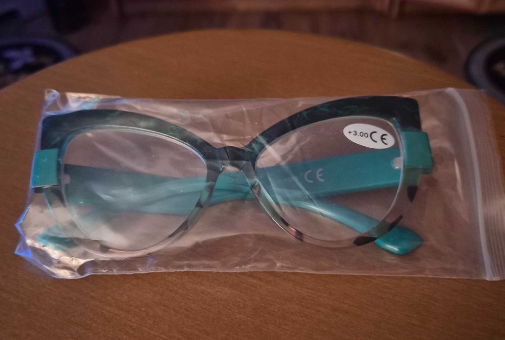 Okulary +3 damskie