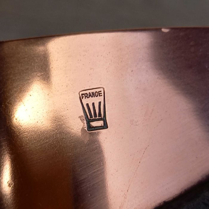 Profesjonalny miedziany garnek rondel poj 3 l grube dno 3mm sygnowany