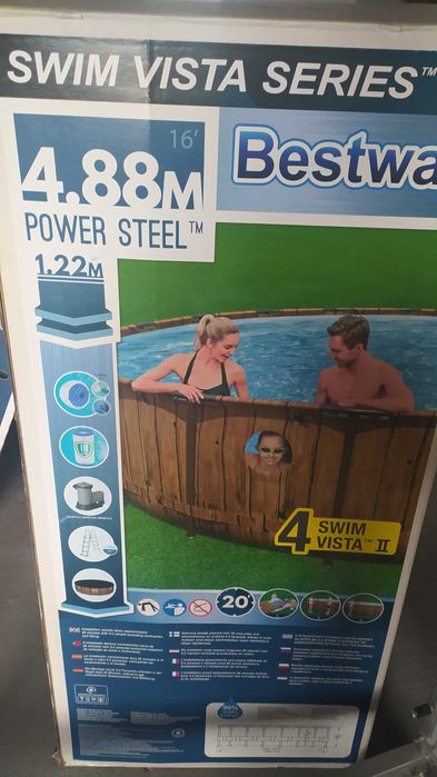 Basen ogrodowy duży