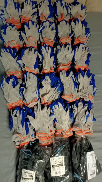 Rękawiczki gumowane wampirki 280szt +45szt