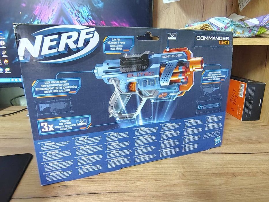 Дитячий іграшковий пістолет Nerf Elite 2.0 Commander RD-6