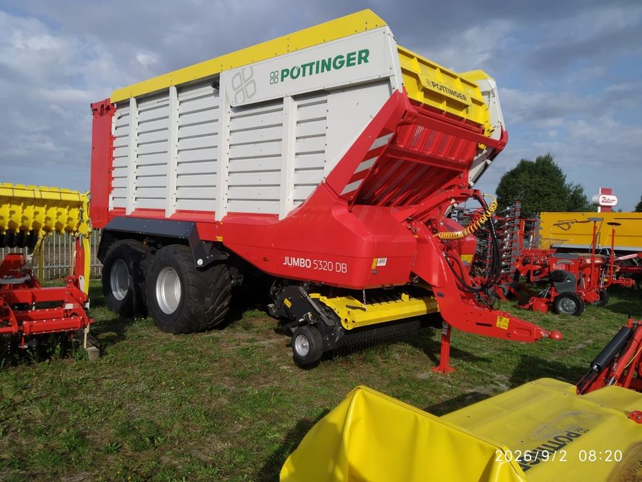 Pottinger Przyczepa Samozbierająca Jumbo Db  Przyczepa