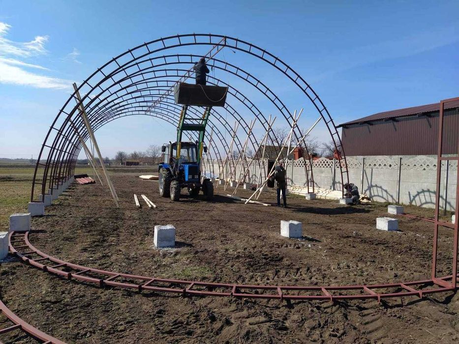 Ангары Склады Зернохранилища от 2000 грн. Каркасные Арочные