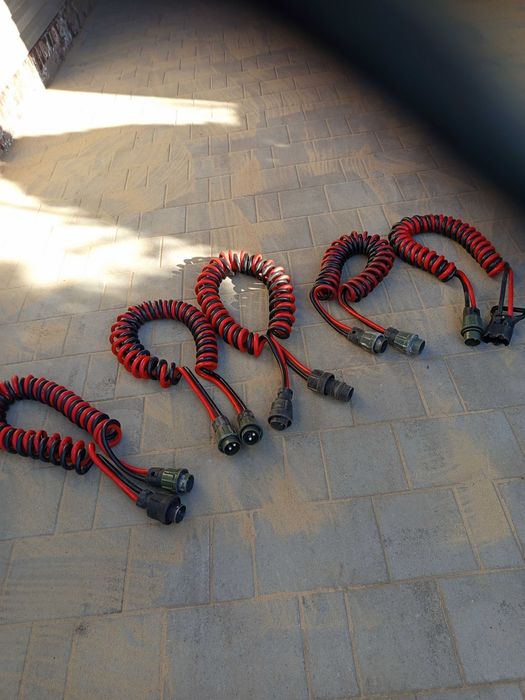 Przewód Spiralny Kabel NATO 24V 4M TIR