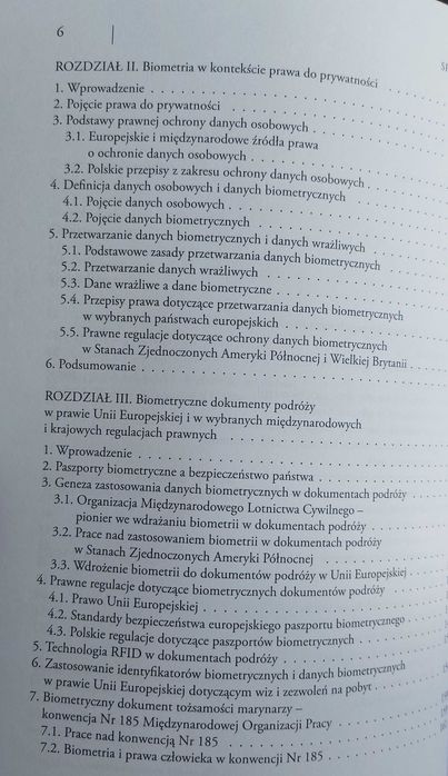 Biometria. Aspekty prawne, D. Jaroszewska-Choraś