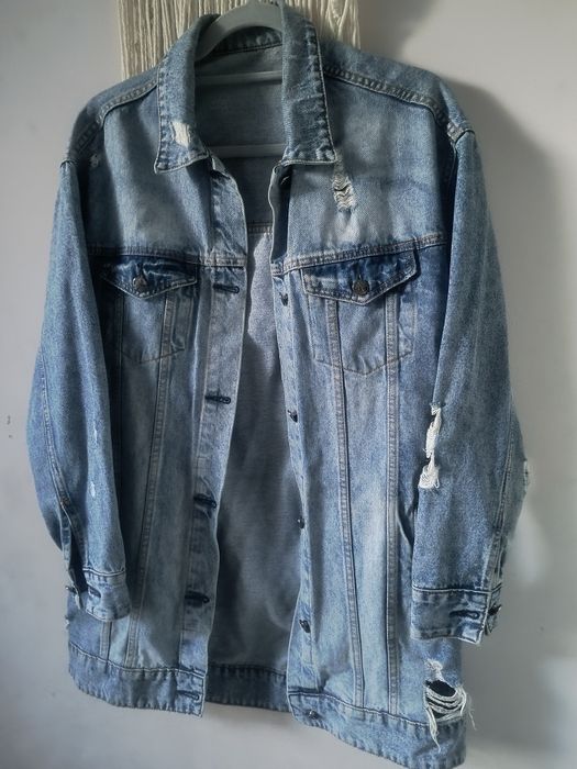 Katana jeansowa oversize