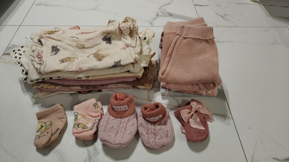 Wyprawka niemowlęca dziewczynka Stan bardzo dobry