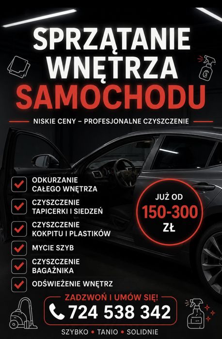 Sprzatanie wnetrz