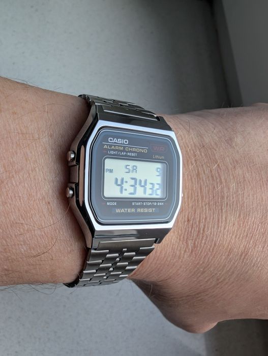 Nowy zegarek Casio A159 klasyk lat '80 import z Japonii