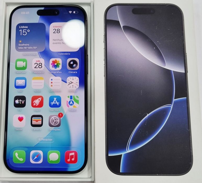 IPHONE 16 pro  128 gb -  bateria em estado bom