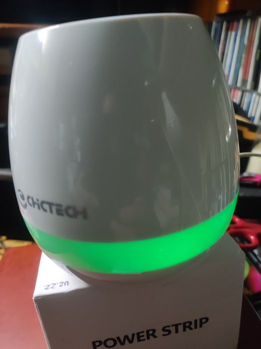 Vaso para flores musical com iluminação led