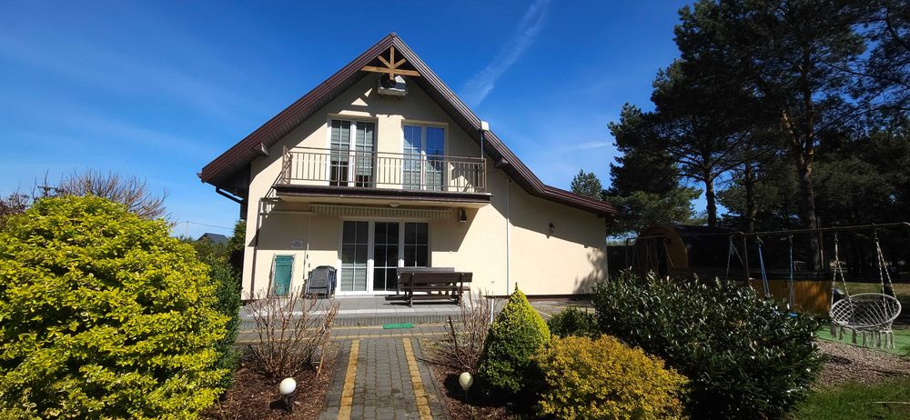 Dom murowany do wynajęcia nad jeziorem w Wólce, balia, sauna