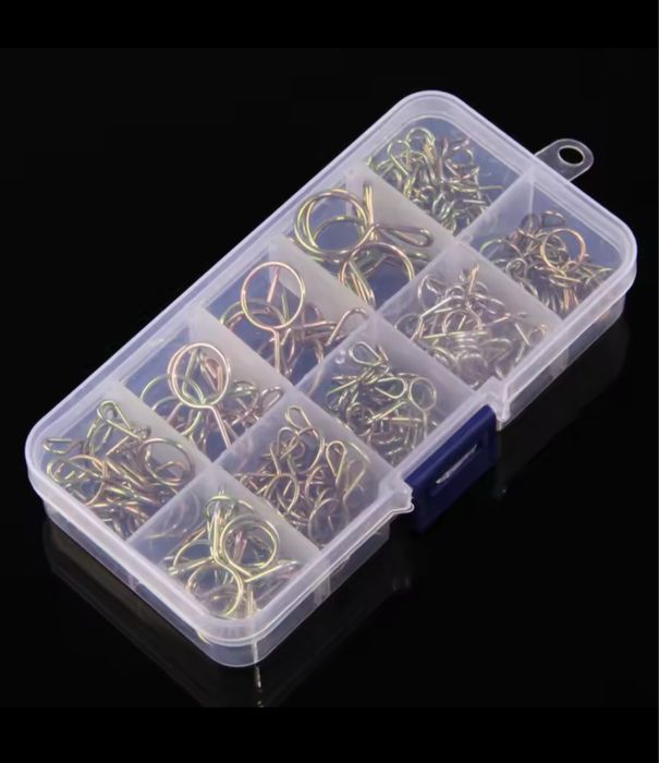 Набор пружинных зажимов для шланга 126 шт 10 размеров