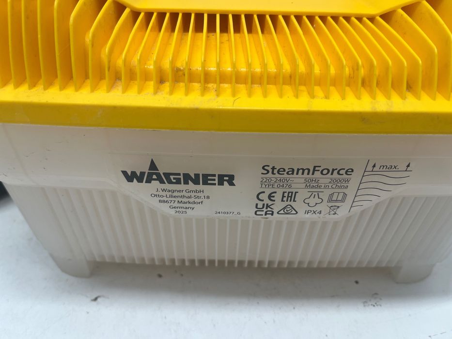 Parownica ściągacz do tapet Wagner SteamForce Plus 2000 W / 4 l gw12m fv23