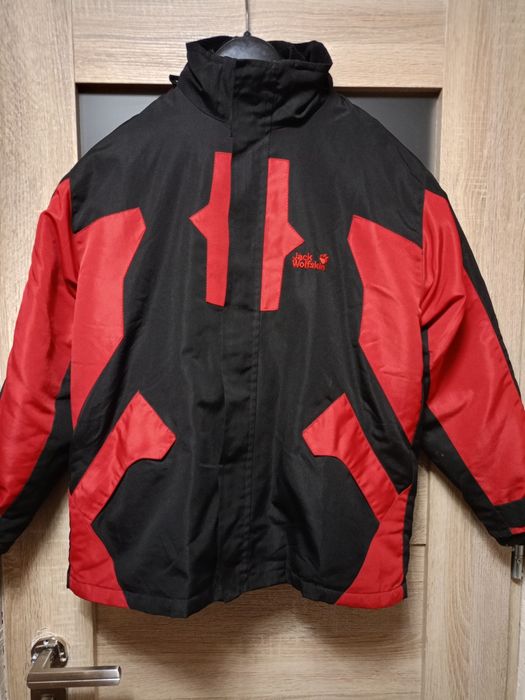 Chłopięca Kurtka wiatrówka Jack Wolfskin roz 164 2w1