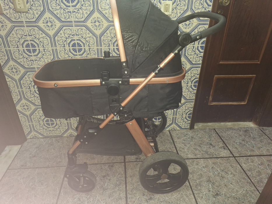 Cao grande mais carrinho 2 em 1 mais ovo