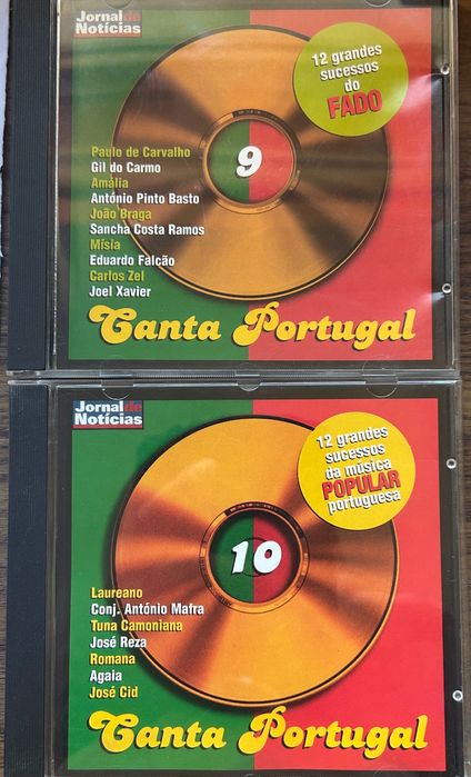 Coleção 10 CDs, novos Canta Portugal, por 5€