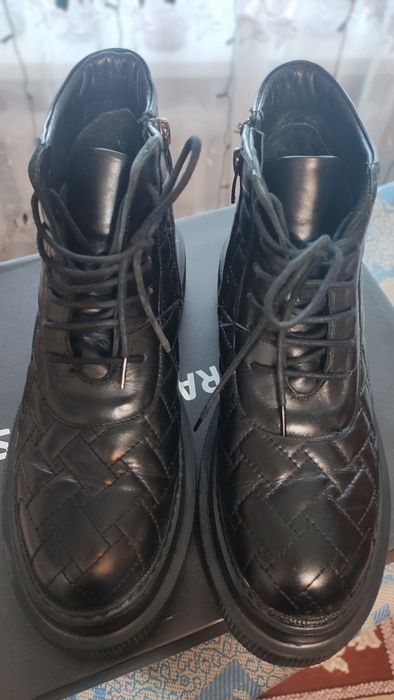 Зимові шкіряні ботінки Турція