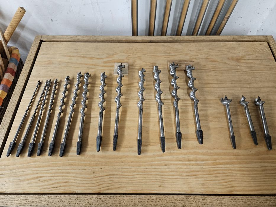 Brocas madeira vintage para arco de pua