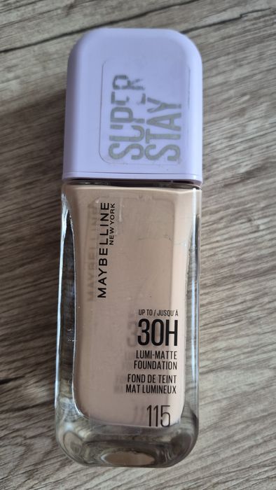 Стійка легка тональна основа для обличчя Maybelline New York Super Stay Lumi-Matte Foundation з природним матовим фінішем, 115, 35 мл