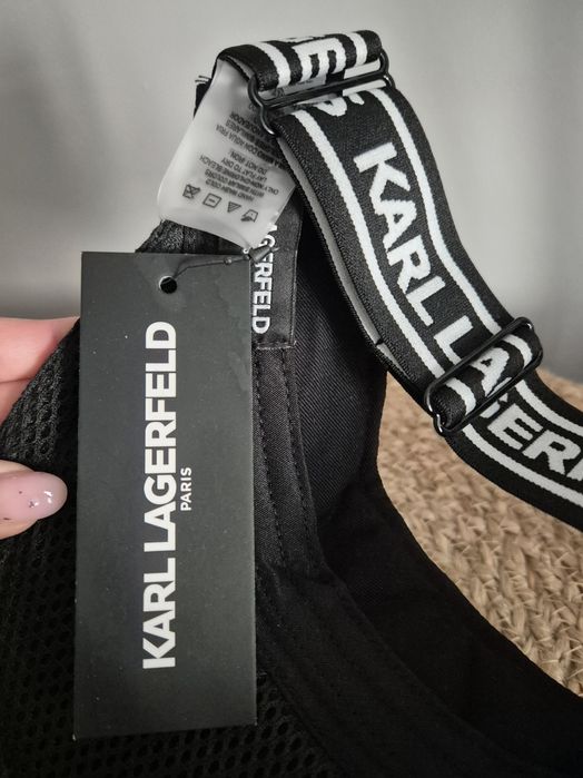 Daszek damski czapeczka letnia kapelusz Karl Lagerfeld nowy