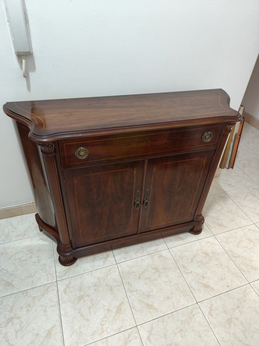 Consola de apoio mogno, estilo Duncan.