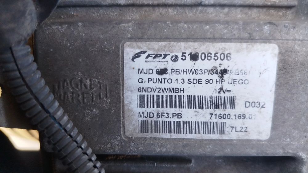 Centralina motor / ECU FIAT Grande Punto (199_)