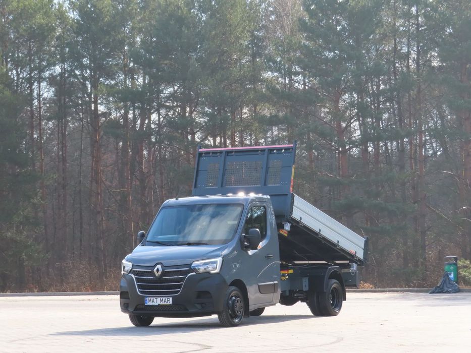 Renault Master 2.3 dCi 163 KM Wywrotka Kiper Wywrot x 3 Strony 3211 mm Długi Renomowanej Firmy SCATTOLINI HAK 3500 Kg 53 Tys Km Przeb. Stan Auta NOWY POLECAM  100 % Bezwypadkowy ! Lakier Oryginał ! Salon PL ! I Właściciel !