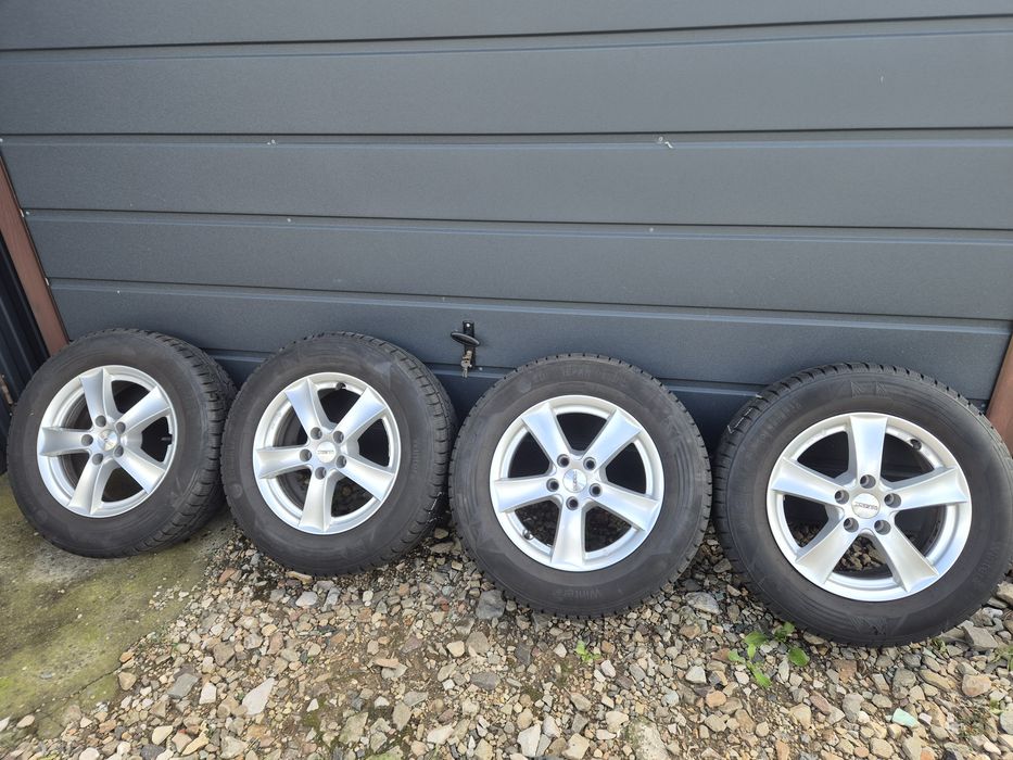 Alufelgi DEZENT  5x114,3 renault. Opona zimowa stan bardzo dobry drugi komplet 5x112 17cali opona wilelosezonowa