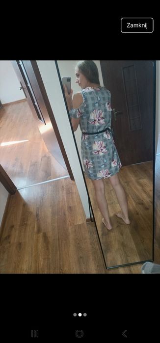 Sukienka w kwiaty hiszpanka rozmiar S