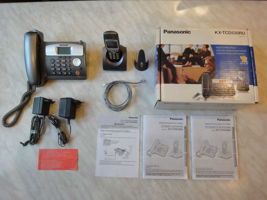 Цифровий бездротовий телефон Panasonic KX-TCD530RUM, Malaysia